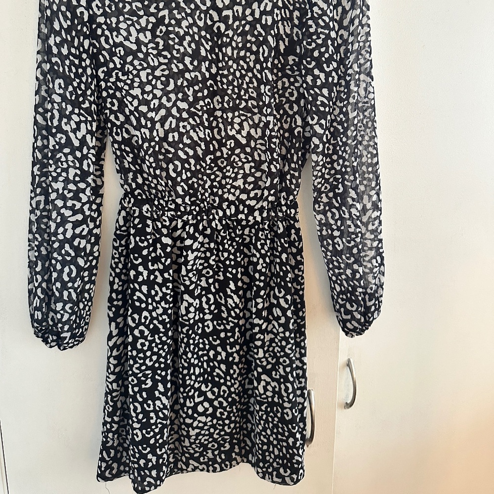 Kookai - Chiffon Dress Leopard Print